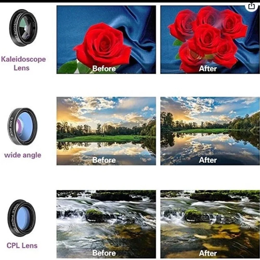 Mobile Phone Telescope Lens - White